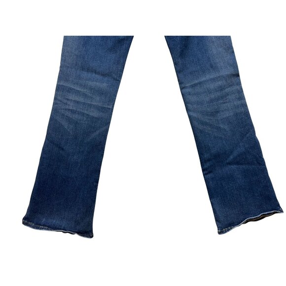 Lands End Womens Mid Rise Curvy Bootcut Jeans Size 2 Strethy - Picture 11 of 13